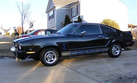 Black 1976 Ford Mustang Cobra Ii Hatchback