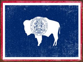 Wyoming Flag | Original Metal Sign Company