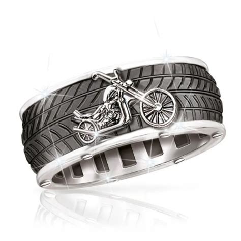 Anillos Vintage De Acero Inoxidable Para Neum Tico De Motocicleta Para