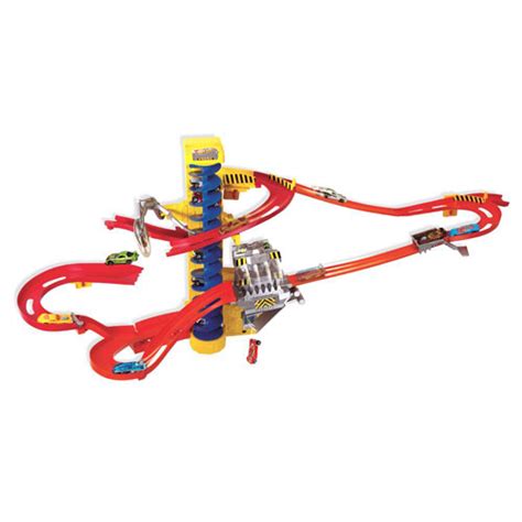 Mattel Hot Wheels Wall Tracks Démolition Circuit voitures Achat prix fnac