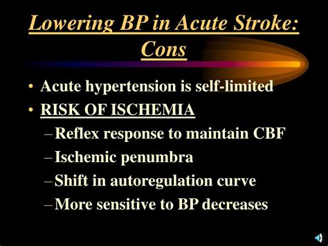 Ppt Blood Pressure Management In Acute Stroke Powerpoint Presentation