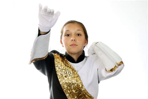 Band leader stock photo. Image of uniform, high, sport - 20197794