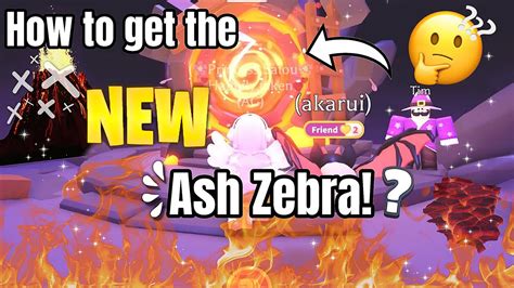 How To Get The New Ash Zebra Pet In Adopt Me Youtube