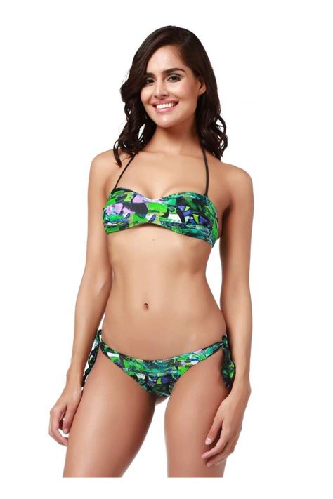 Arena Toucan Bandeau Kadın Yeşil Yüzücü Bikini b Fiyatı Yorumları Trendyol