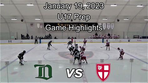 CSSHL U17 Prep DHA Vs SGS Highlights Jan 19 2023 YouTube