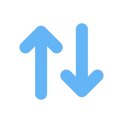 Up And Down Arrow Free Icon