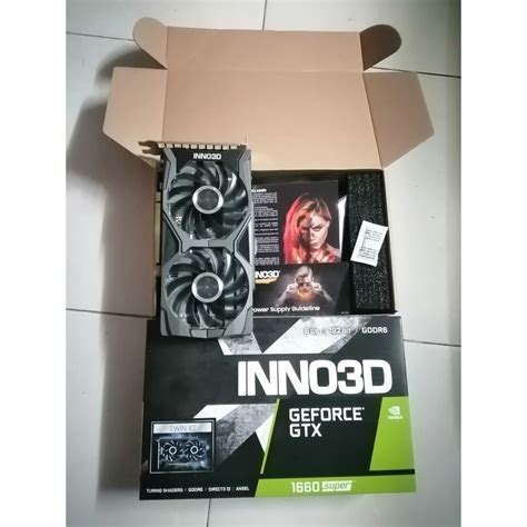 Card Màn Hình Gtx 1660 Super Twin X2 Inno3d Bh 19 12 2023 Chính Hãng Tem Spc Shopee Việt Nam