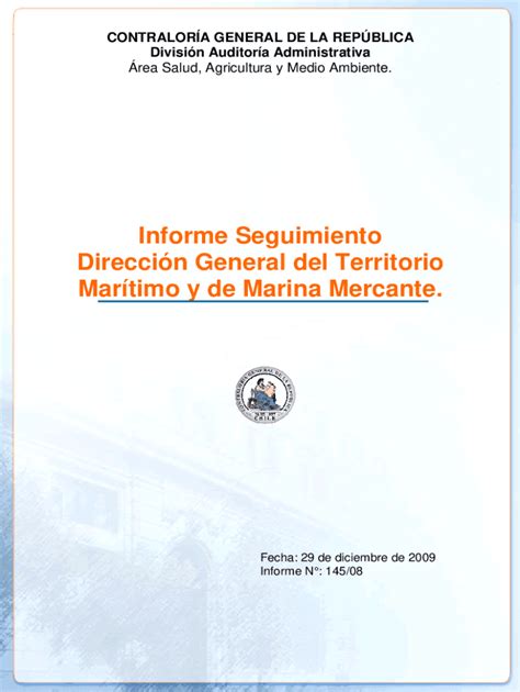 Fillable Online Informe Seguimiento Direccin General Del Territorio