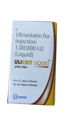 Ulicrit Liquid Ulinastatin Injection Packaging Size 100000 I U