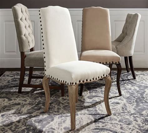 Calais Upholstered Dining Chair Pottery Barn