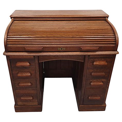 Edwardian Oak Roll Top Desk By Lebus Desk Co For Sale At Stdibs The