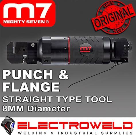 M7 8mm Air Punch Flange Tool Pneumatic Hole Puncher Crimper Flanging M7 Pn180 Electroweld