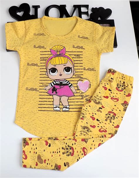 Lol Surprise Set 2 Tlg Gr 104 134 Kinder Mädchen Sommer Oufit T Shirt