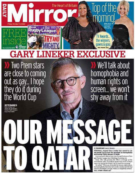 Two Premier League Players To Come Out As Gay Says Lineker
