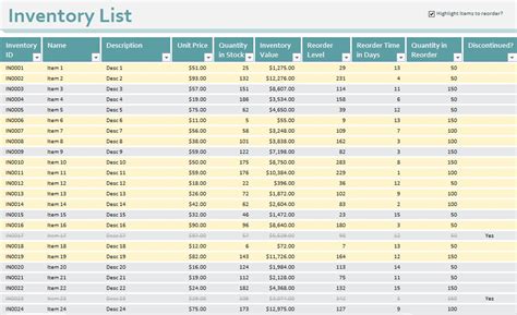 Free Retail Inventory Excel Template Clickup Inventory Template Build A