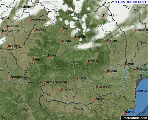 StiriMeteo WeatherNews Prognoza meteo România 21 22 Mai 2022