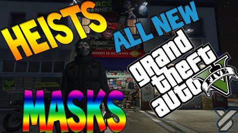 All Gta V Heist Masks Heists Dlc Ski Masks Balaclavas And Hoods