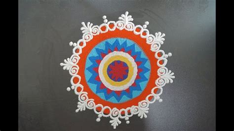 Gudi Padwa Rangoli Design || Rangoli Design For Gudi Padwa | Rangoli designs, Gudi padwa rangoli ...