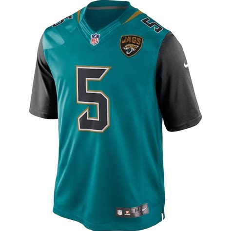 Mens Jacksonville Jaguars Blake Bortles Nike Teal Limited Jersey