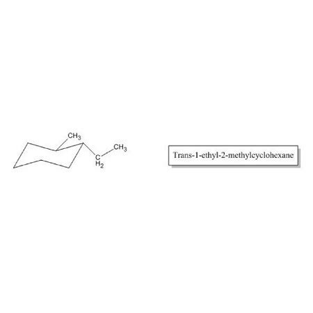 Draw Trans 1 Ethyl 2 Methylcyclohexane In Its Lowest Energy