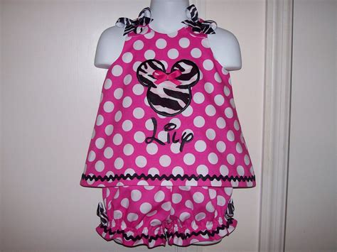 Boutique Hot Pink Polka Dot And Zebra Minnie Mouse Applique Etsy