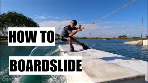 How To Do A Boardslide Wakeboarding Tutorial Youtube