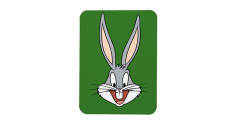 BUGS BUNNY™ Smiling Face Magnet | Zazzle