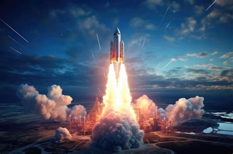 Premium Photo Space Shuttle Launch At Kennedy Space Center