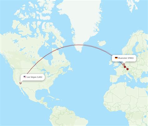 All Flight Routes From Las Vegas To Muenster LAS To FMO Flight Routes