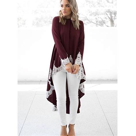 Buy Women Fashion Long Sleeve Crew Neck Solid Knitted Casual Blouse