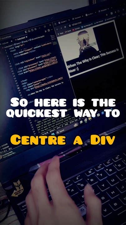 Quickest Way To Learn How Centre A Div Using Html And Css Programming