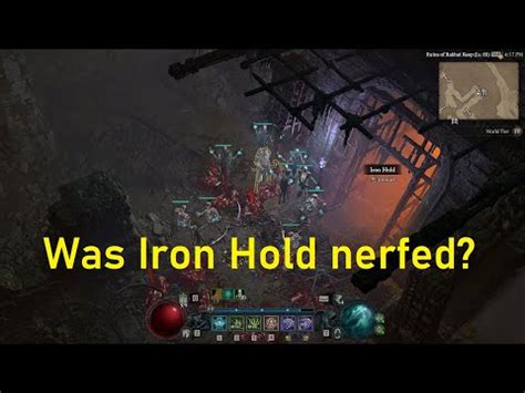 Diablo 4 Iron Hold POST JUNE 11 NERF YouTube