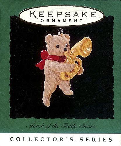 March Of The Teddy Bears Miniature Qxm Hallmark