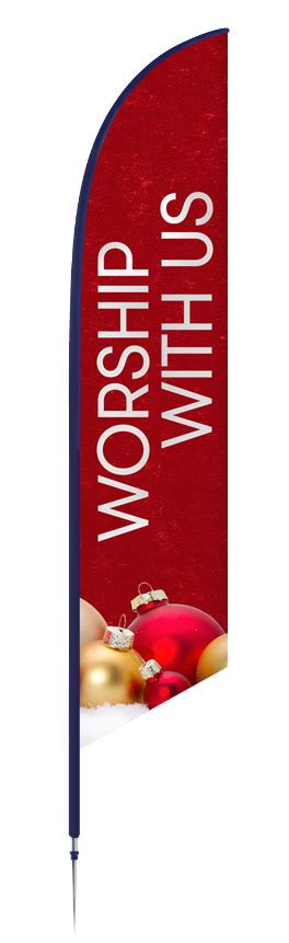 Christmas Flags Festive Feather Flags And Banners For Holiday Decorations