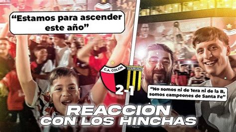 Los hinchas opinaron sobre el inicio de Colón