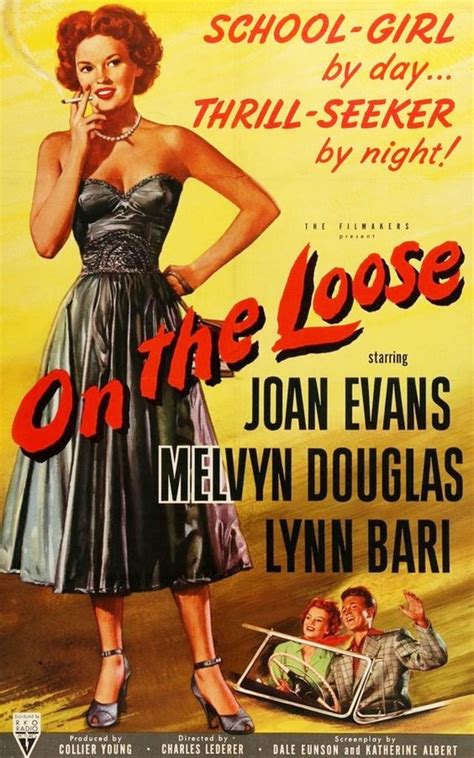 Copy Of 1951 Drama Film Poster On The Loose Etsy