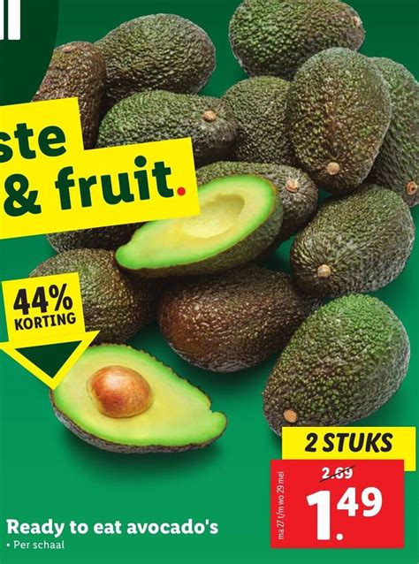 Ready To Eat Avocados Aanbieding Bij Lidl