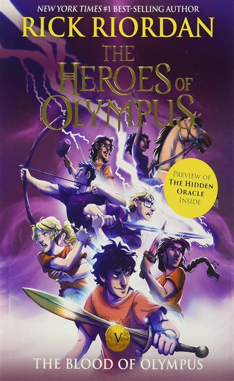 Heroes of Olympus, The, Book Five: Blood of Olympus, The-(new cover ...