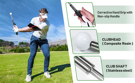 Amazon Retractable Golf Swing Trainer Aid Golf Grip Trainer