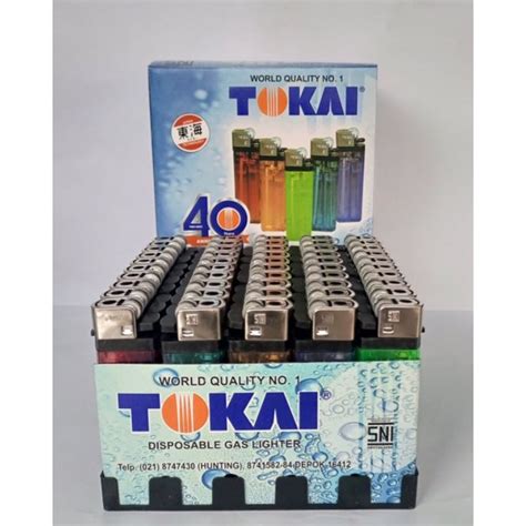 Jual Korek TOKAI ORIGINAL 50Pcs Korek ApiGas TOKAI Model Kotak Besar