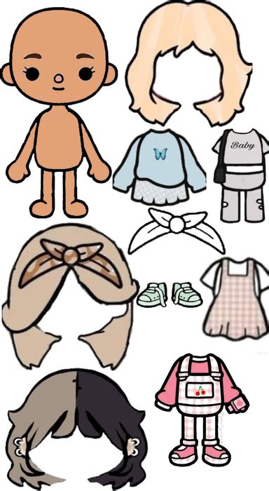 Toca Boca Paper Doll Outfit Shoplook