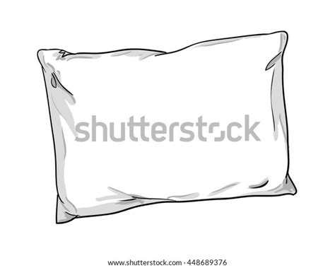 Sketch Vector Illustration Pillow Art Pillow Stock Vector Royalty Free