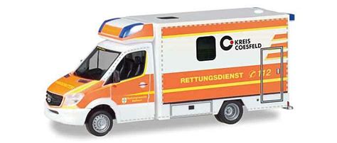 Herpa Mercedes Benz Sprinter Box Body Ambulance Assembled Fahrtec