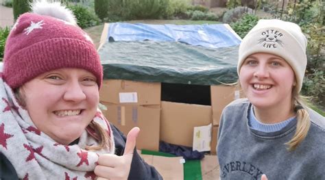 Colleagues Sleep Rough To Help Homeless Charity Wellington Grange