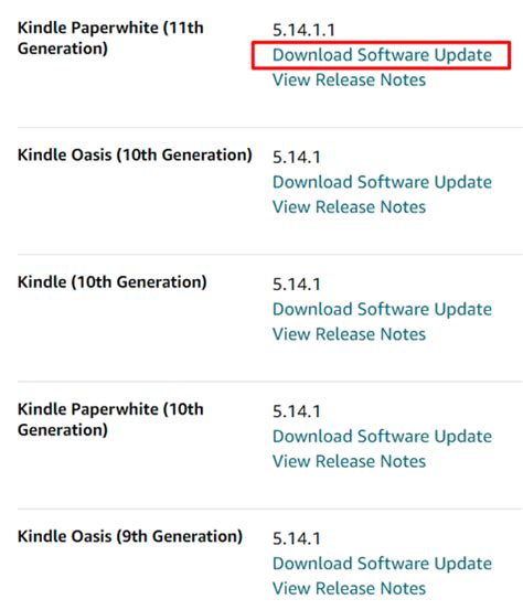 Why is "Update Your Kindle" Greyed Out