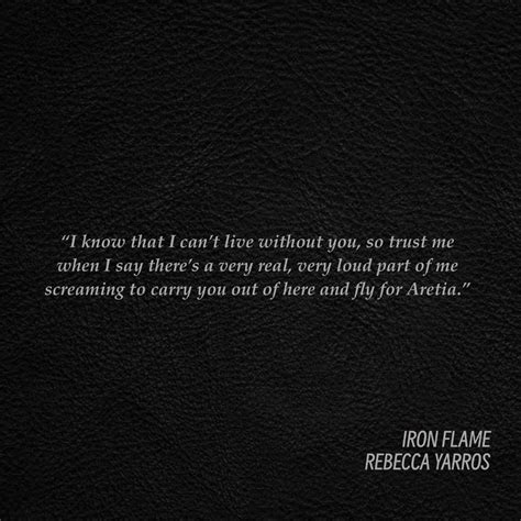 Iron Flame | The Empyrean | Rebecca Yarros | Quotes | Fourth Wing ...