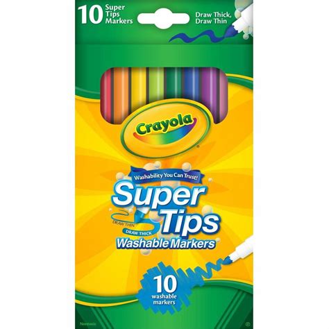 Crayola Super Tips Color Washable Markers Assorted Set