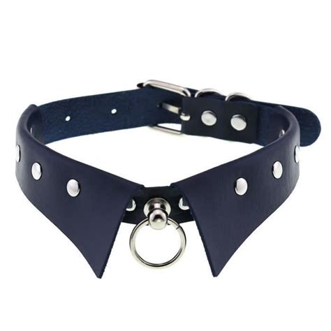 Fine Accessoires Exotiques De Bondage Esclave Bdsm Collier En Cuir Avec