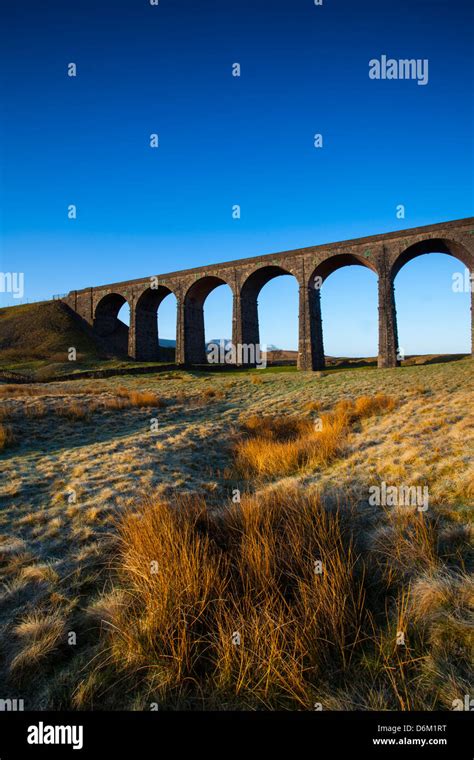 Ribblehead Viaduct A Railway Viaduct Across The Valley Of The River