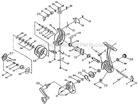 Shakespeare Parts List And Diagram Ereplacementparts